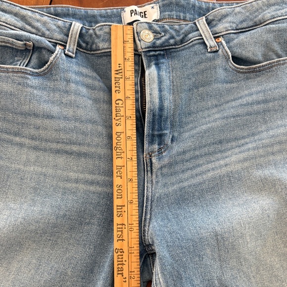 PAIGE Cindy Destroyed Hem Straight Leg Jeans - Picture 6 of 15